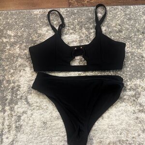 SHEIN Black Bikini Set